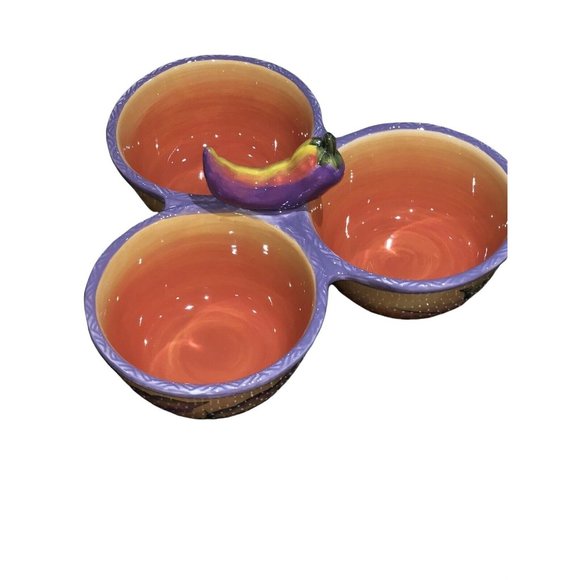 Colored Jalapeno Salsa Serving Bowls ‎ by Clay Art - Picture 5 of 13